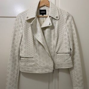 EXPRESS faux leather jacket size S NEW
